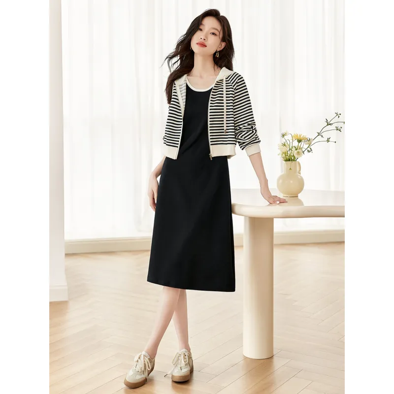 LUYOUYE Two Piece Skirt Sets Women's-3