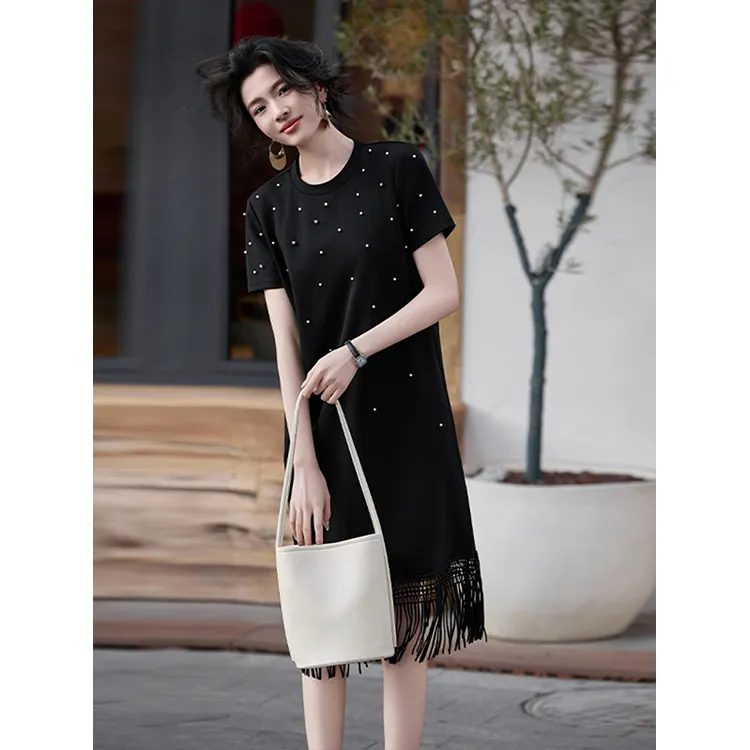 LUYOUYE Short Sleeved Dress Women's-2