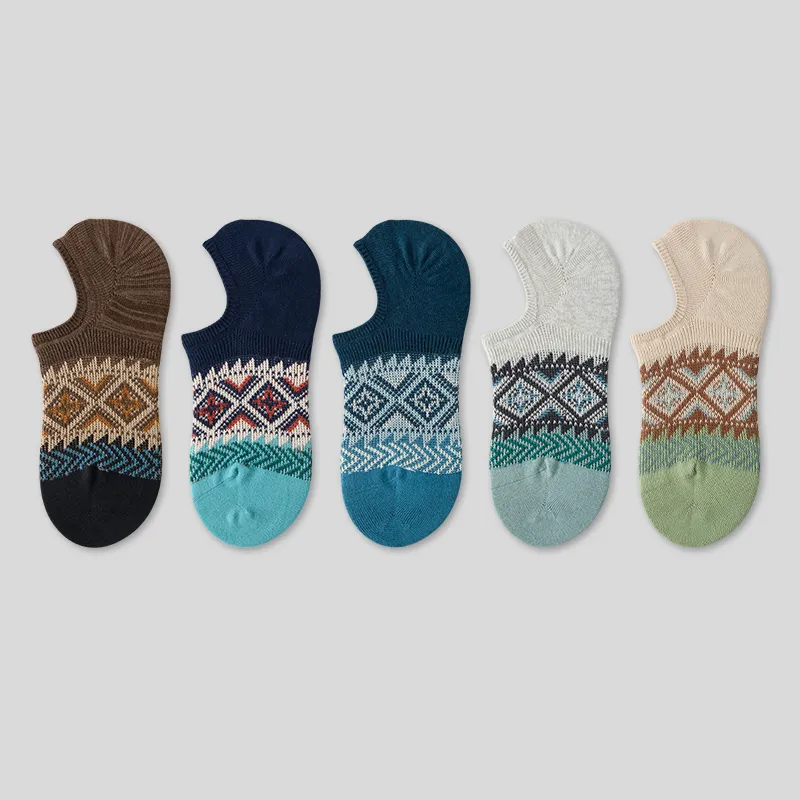 LUYOUYE No Show Socks Men's 5 Pack-1