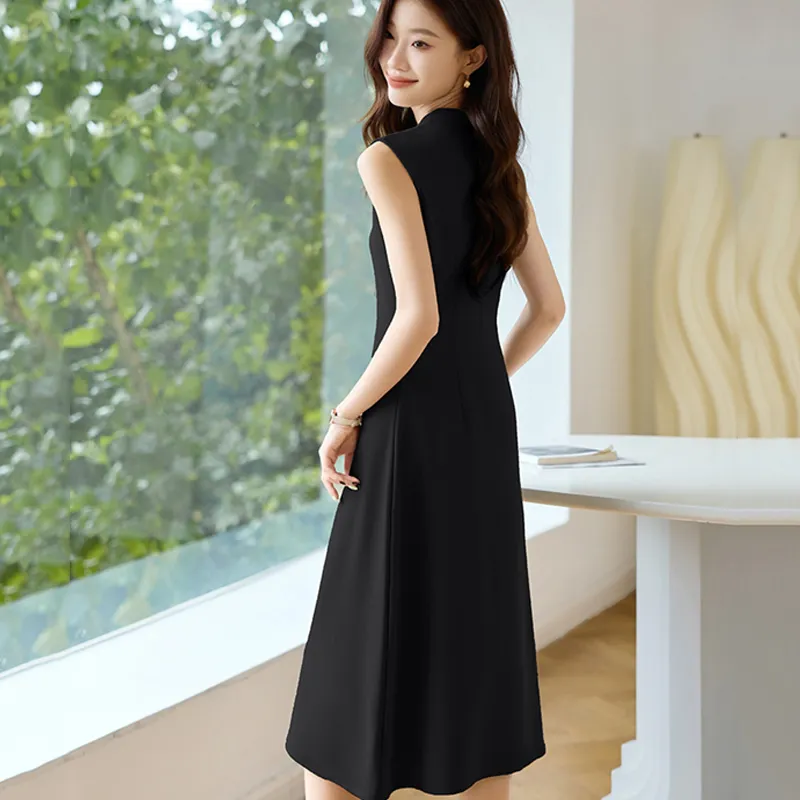 LUYOUYE Sleeveless Dress Women's-2