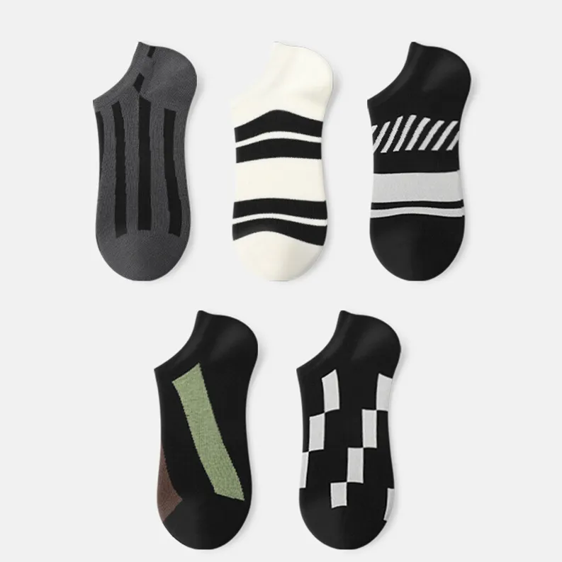 LUYOUYE No Show Socks Men's 4 Pack-11