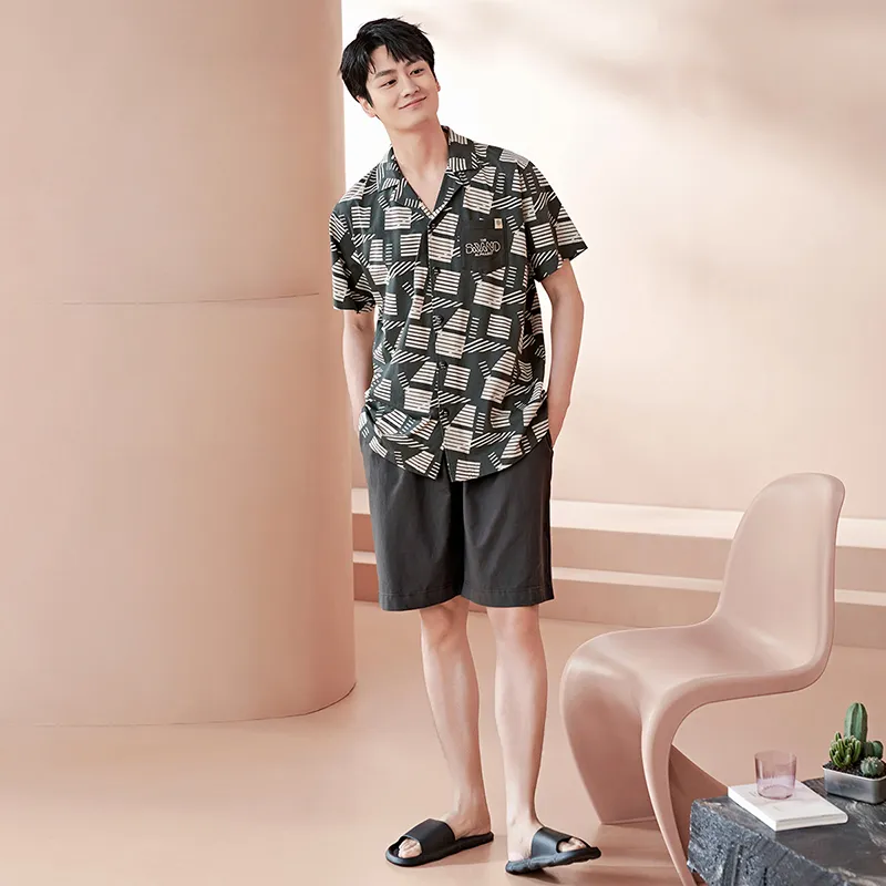 LUYOUYE Men Pajama Sets-8