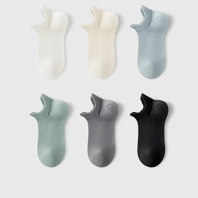 LUYOUYE No Show Socks Men's 6 Pack-2