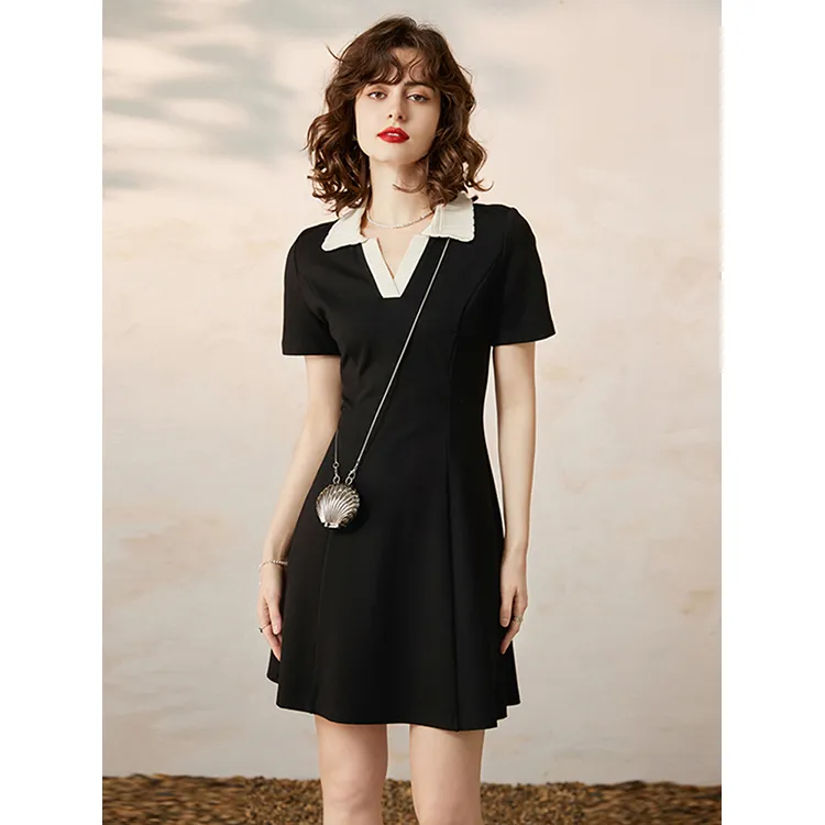 LUYOUYE Short Sleeved Dress Women's-2