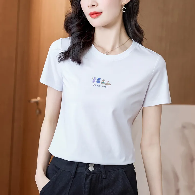 LUYOUYE Batwing Sleeve T Shirt Women's-4