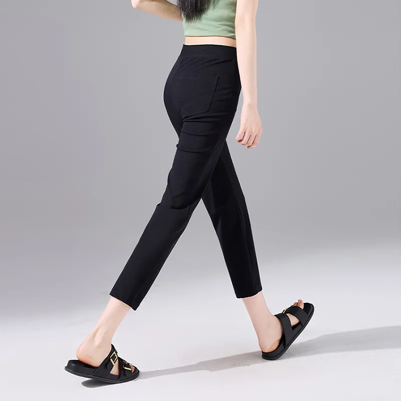 LUYOUYE Casual Pants Women's Black-2
