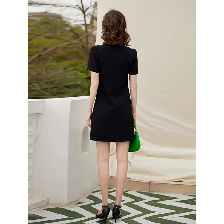 LUYOUYE Short Sleeved Dress Women's-2