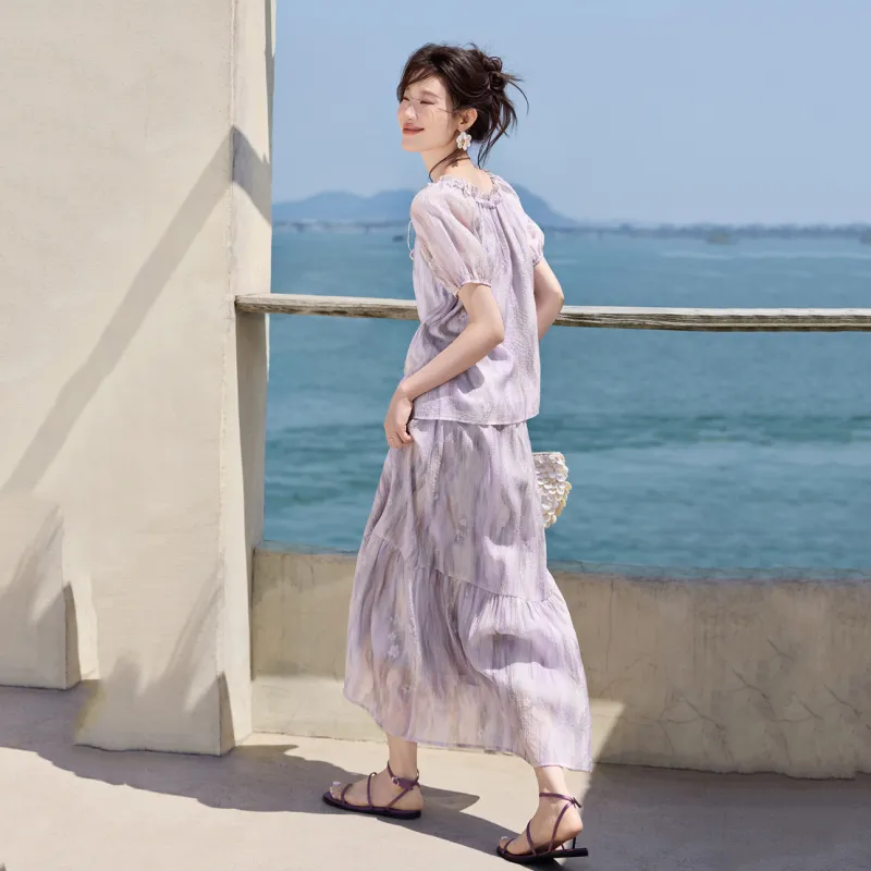 LUYOUYE Two Piece Skirt Sets Women's-3