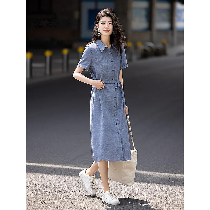 LUYOUYE Short Sleeved Dress Women's-3