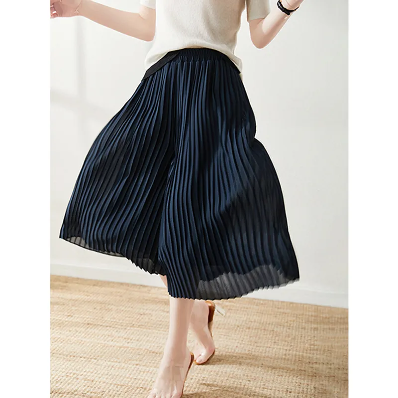 LUYOUYE Casual Pants Women's Smoky Blue-4