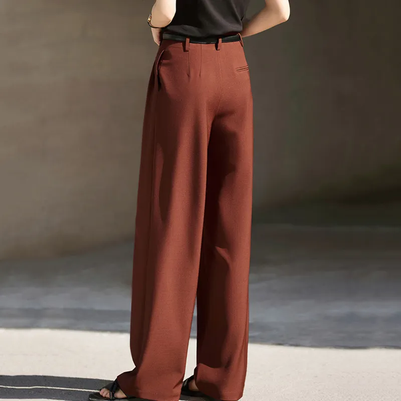 LUYOUYE Casual Pants Women's Ancora Red-2