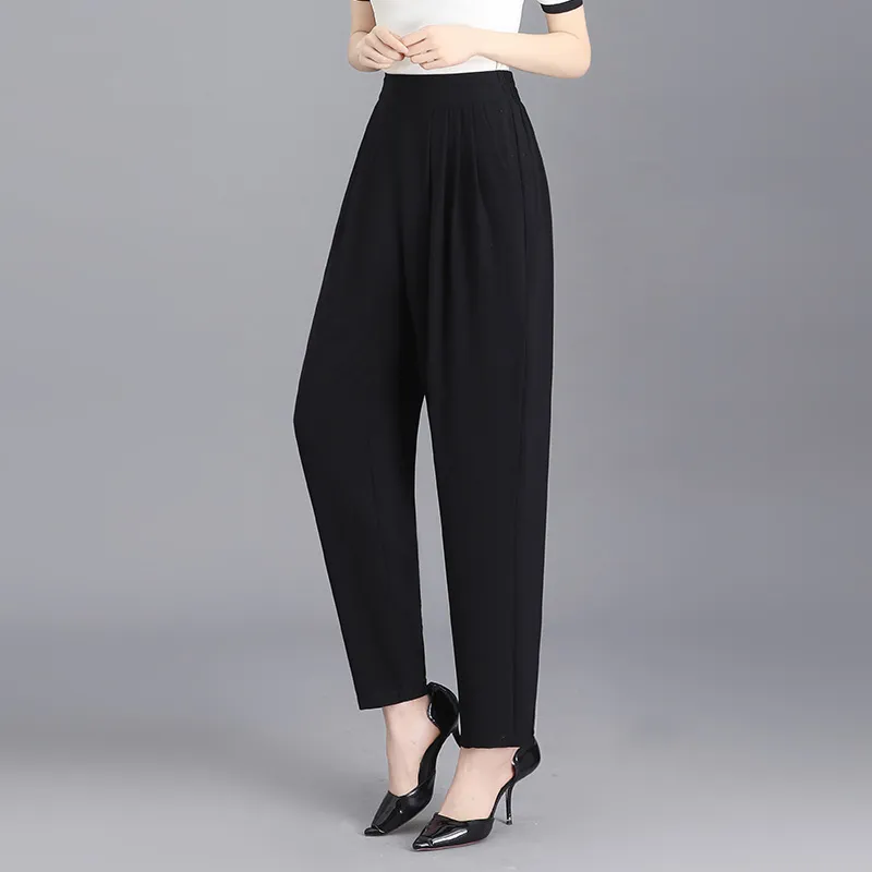 LUYOUYE Casual Pants Women's Black-2