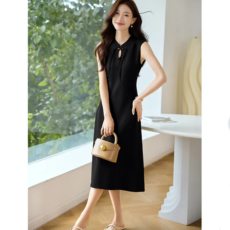 LUYOUYE Sleeveless Dress Women's-3
