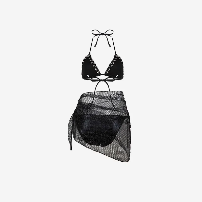 LUYOUYE Bikinis Women's Black-2