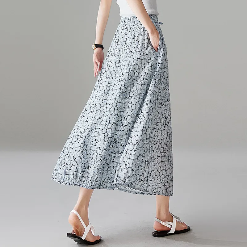 LUYOUYE Casual Long Skirt Women's-3