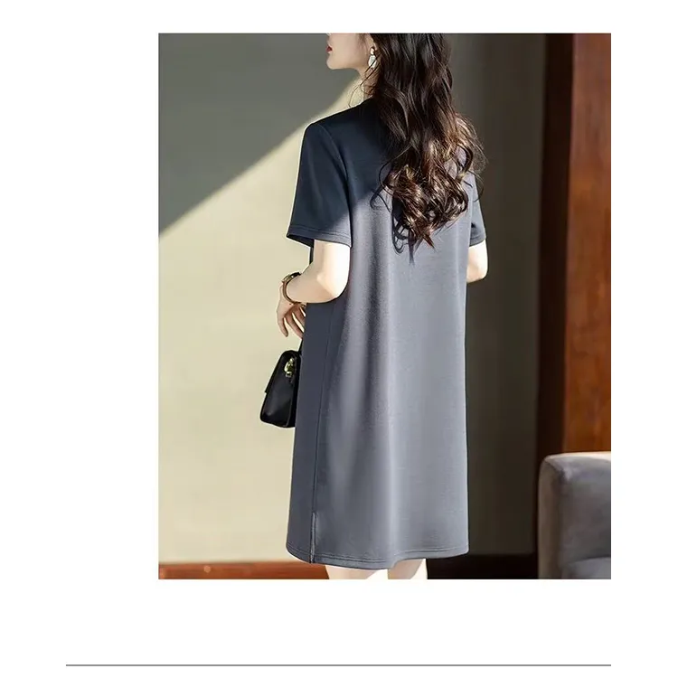 LUYOUYE Short Sleeved Dress Women's-6