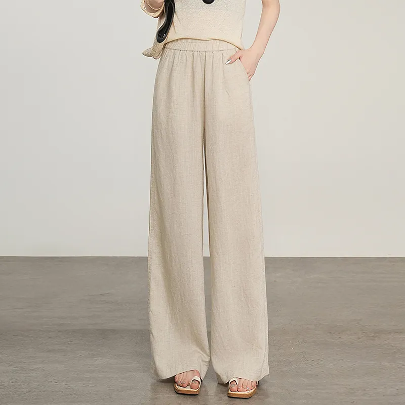 LUYOUYE Casual Pants Women's Numb Gray-3