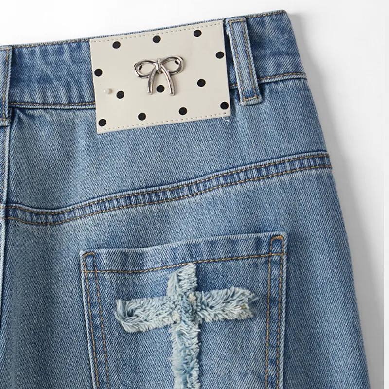 LUYOUYE Jeans Women's Light Blue-3