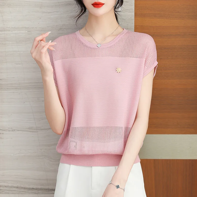 LUYOUYE Batwing Sleeve T Shirt Women's-9