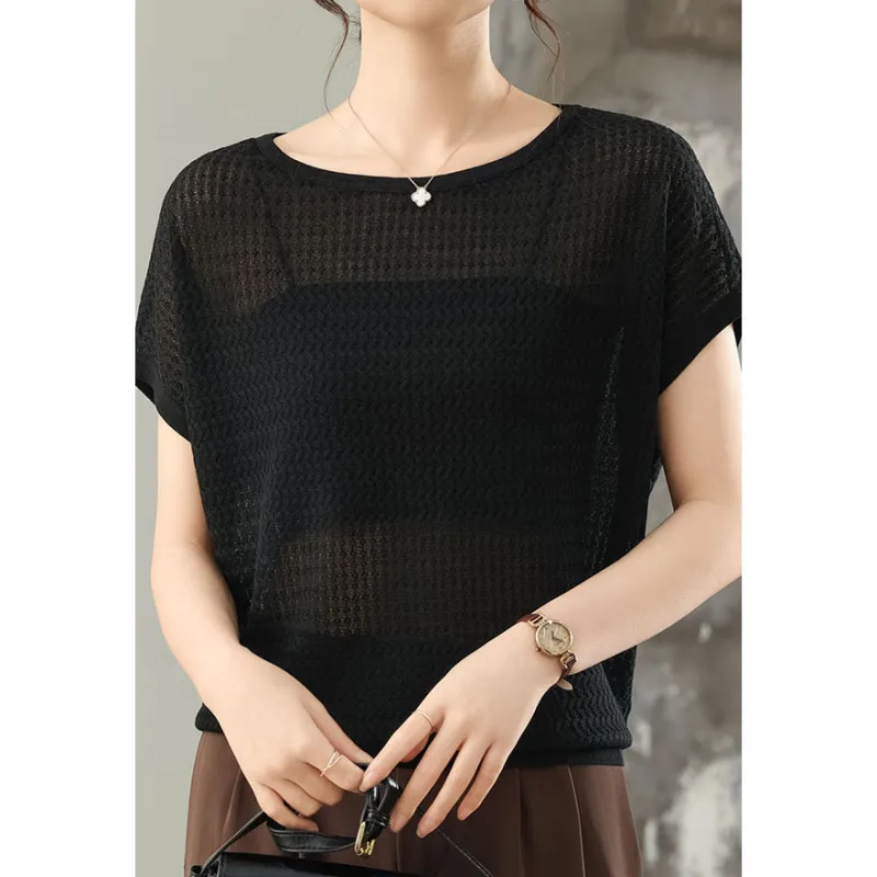LUYOUYE Batwing Sleeve T Shirt Women's-13