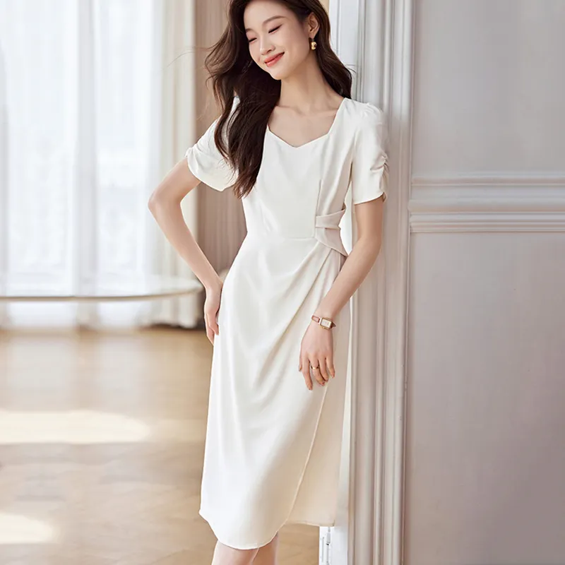 LUYOUYE Short Sleeved Dress Women's-2