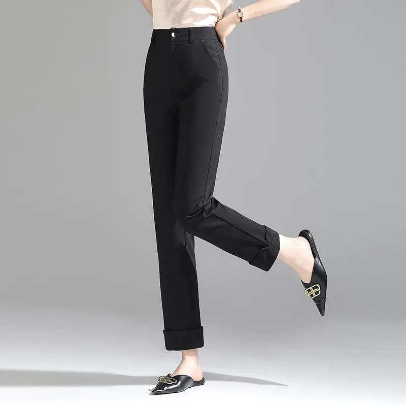 LUYOUYE Casual Pants Women's Black-3