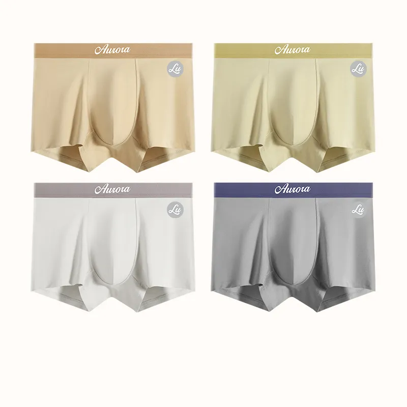 LUYOUYE Underpants Men's 4 Pack-12