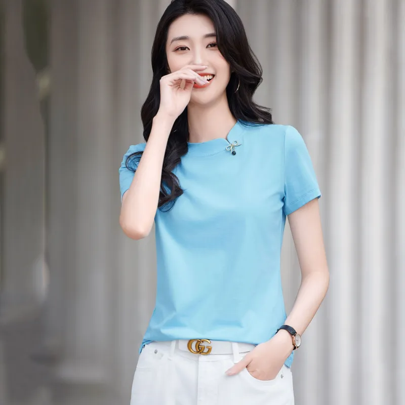 LUYOUYE Regular T Shirt Women's-4