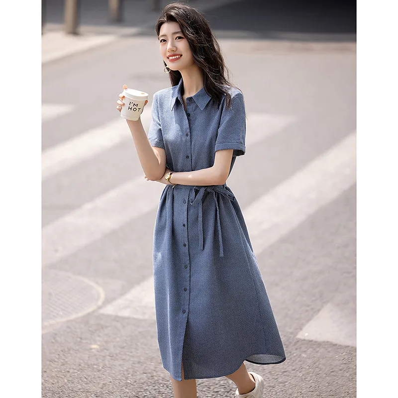 LUYOUYE Short Sleeved Dress Women's-1