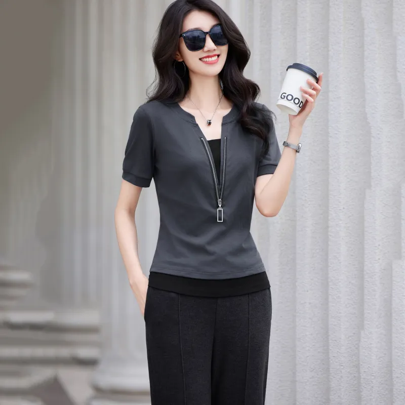 LUYOUYE T Shirts Women's-7