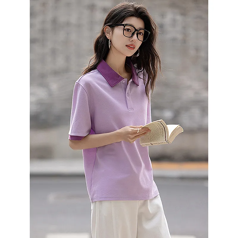 LUYOUYE T Shirts Women's Purple-1