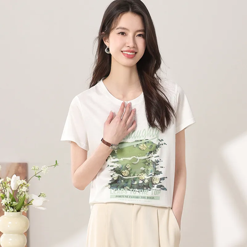 LUYOUYE Regular T Shirt Women's-1