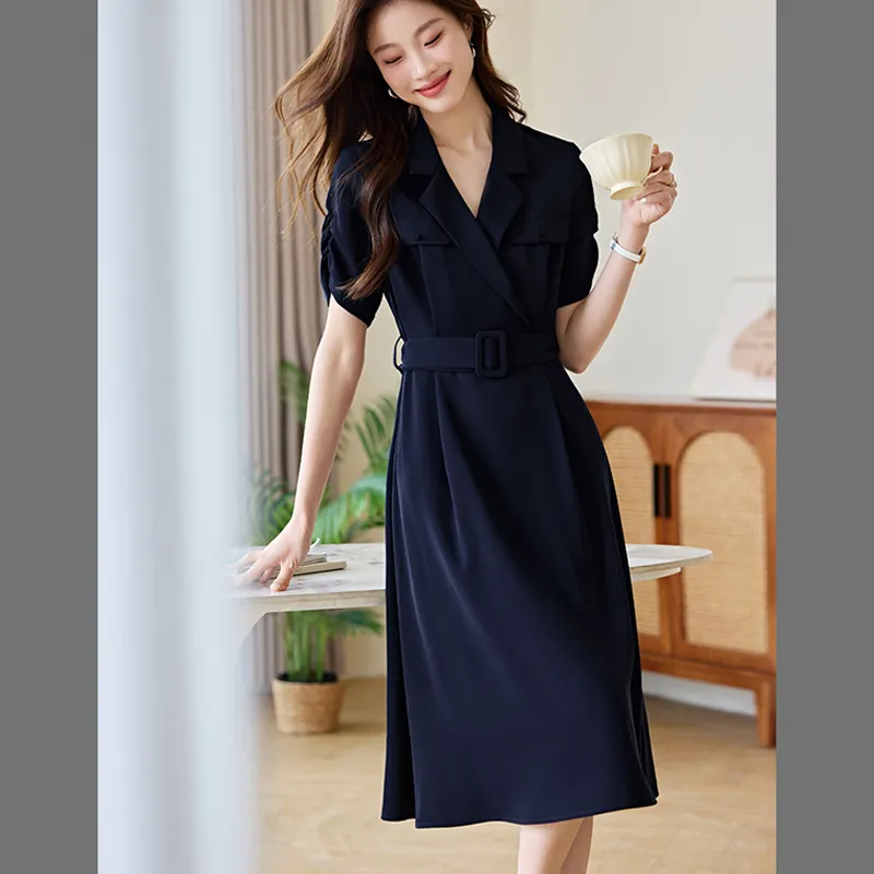 LUYOUYE Short Sleeved Dress Women's-1