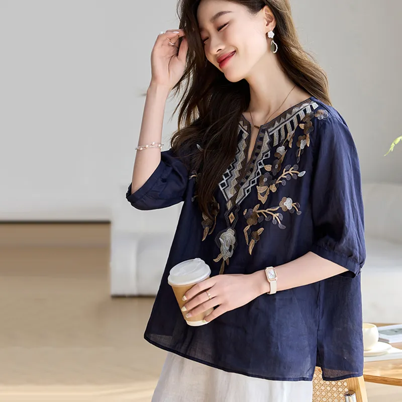 LUYOUYE Regular T Shirt Women's-4