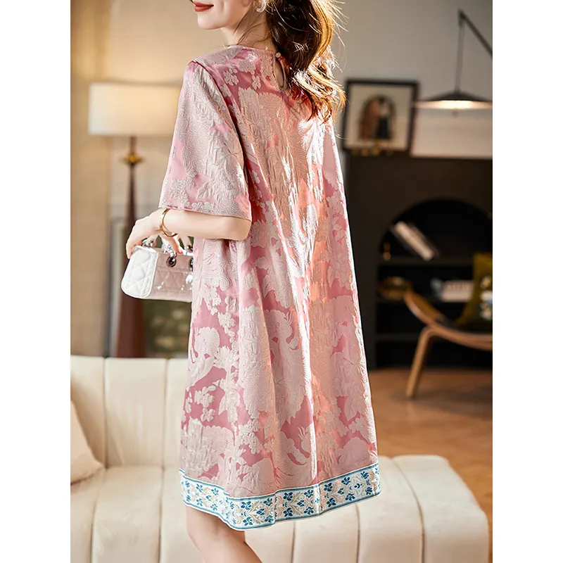 LUYOUYE Short Sleeved Dress Women's-3