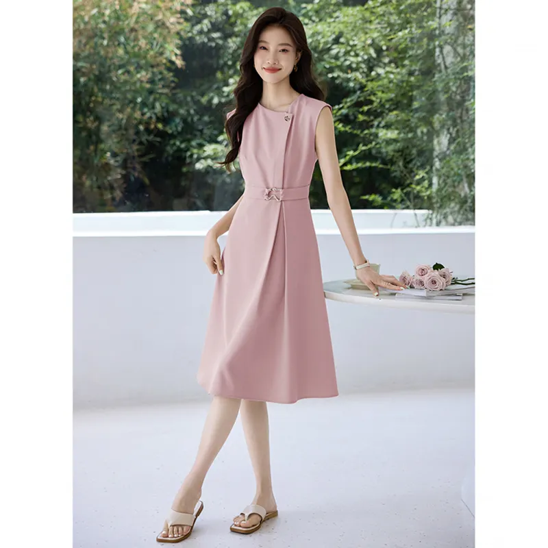 LUYOUYE Short Sleeved Dress Women's-1