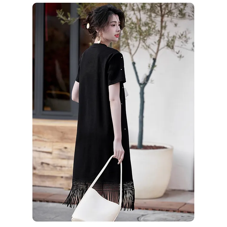 LUYOUYE Short Sleeved Dress Women's-1