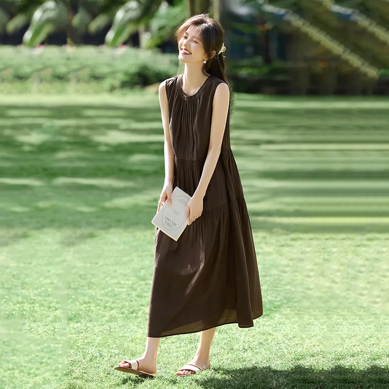 LUYOUYE Sleeveless Dress Women's-2