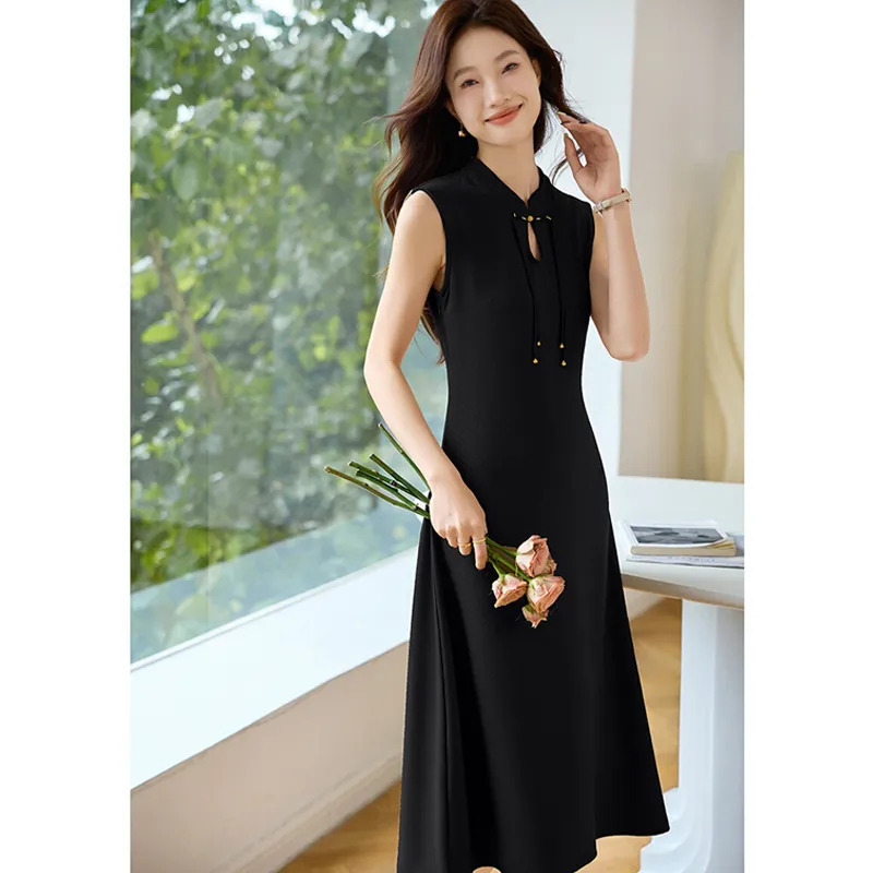 LUYOUYE Sleeveless Dress Women's-1