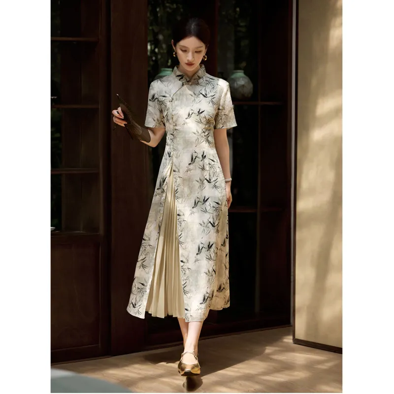 LUYOUYE Short Sleeved Dress Women's-4