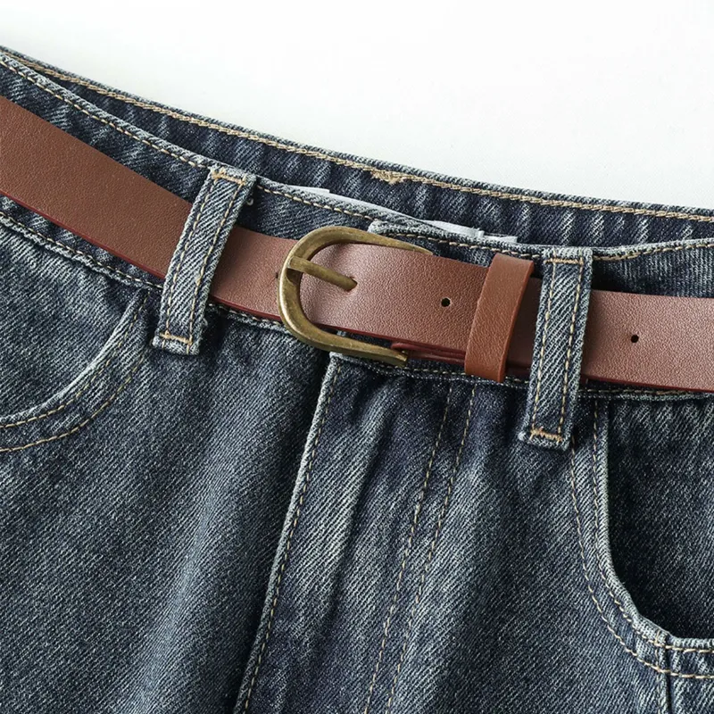 LUYOUYE Jeans Women's Vintage Blue-1