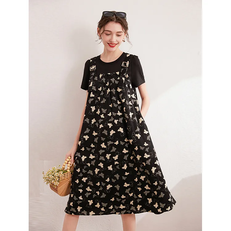 LUYOUYE Short Sleeved Dress Women's-3
