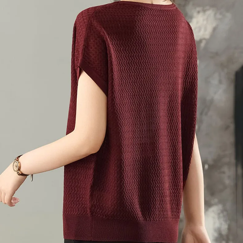 LUYOUYE Batwing Sleeve T Shirt Women's-1