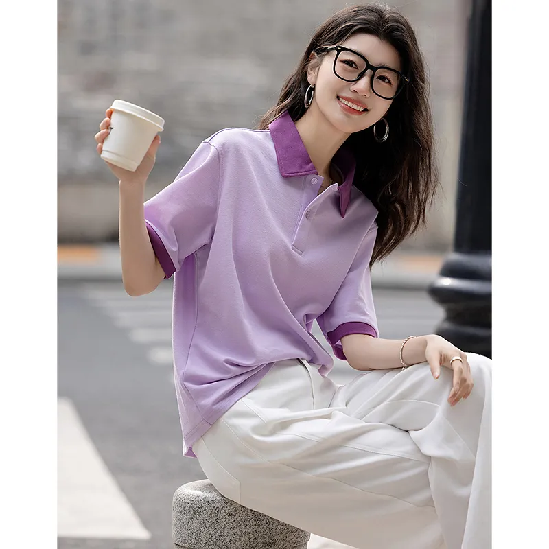 LUYOUYE T Shirts Women's Purple-2