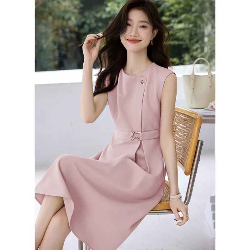 LUYOUYE Short Sleeved Dress Women's-3