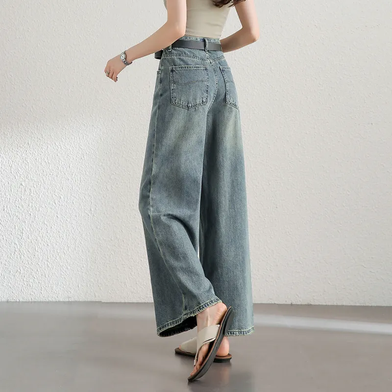 LUYOUYE Jeans Women's Blue-5