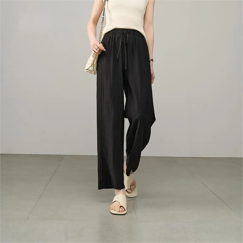 LUYOUYE Casual Pants Women's Black-4