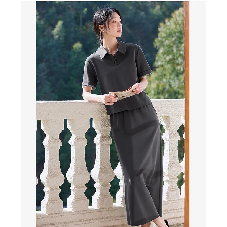 LUYOUYE Two Piece Skirt Sets Women's-4