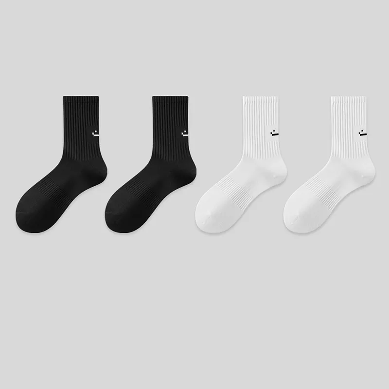 LUYOUYE Mid Calf Socks Men's 4 Pack-16