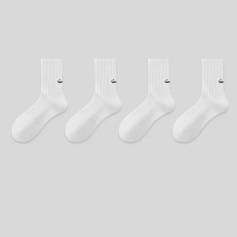 LUYOUYE Mid Calf Socks Men's 4 Pack-22